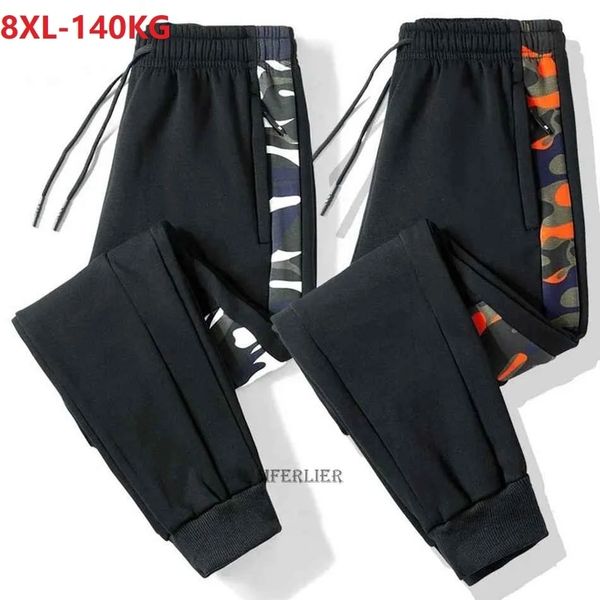 

mens jeans plus size 10xl 150kg summer men camouflage pants casual sports sweatpants elasticity out door pencil 230808, Blue