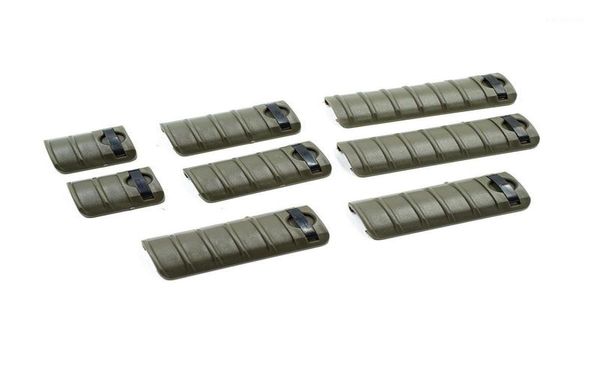 

wrist support kac knights handguard panel 8pcsset 20mm picatinnyweaver rail cover bk defg polymer material13245148, Black;red