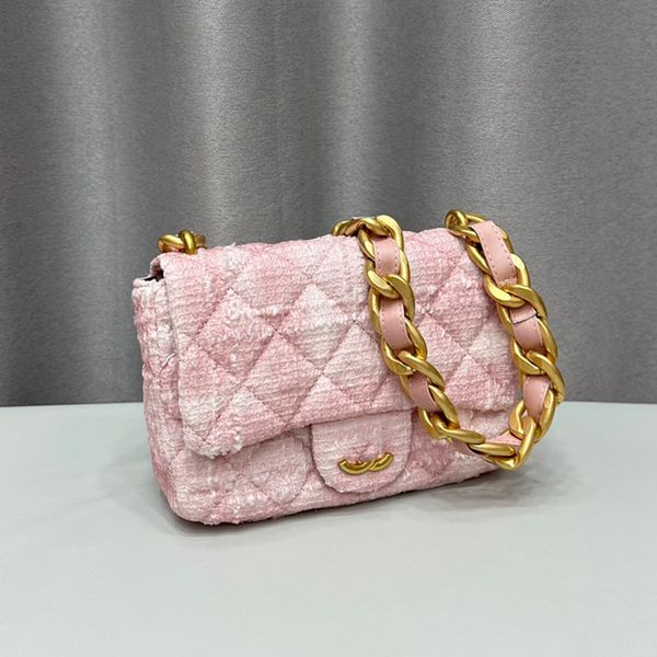 

fashion womens underarm bag shoulder bag shag wool bag flap flap metal metal c buckle matelasse chain luxury handbag crossbody bag thick cha