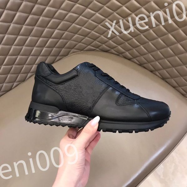 

luxury designer women lace up sneaker retro embossed fashion leather platform sneaker multicolored men classic casual outdoor shoe rd0806, Black