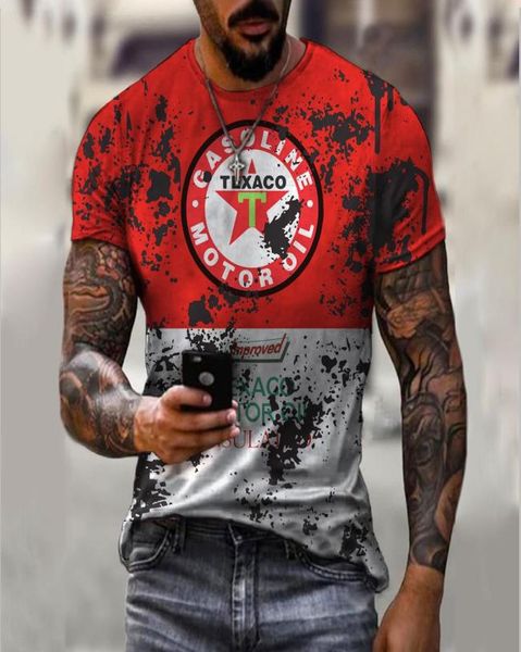 

fashion retro style 3d print mens tshirts summer round neck short sleeve clothing street oversized t shirt tees 6xl9721721, White;black
