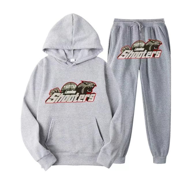 

fashion thick designer tech fleece tracksuit men woman pants men sports zip jacket jogger pant tracksuits womens joggers hooded coats size, Gray