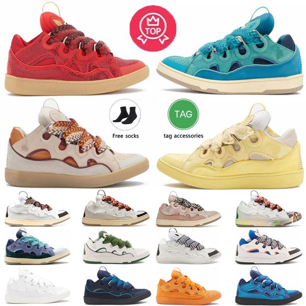 

lanvins leather curb fashion lace-up lanvin shoes style 90s extraordinary sneaker embossed leather curb sneakers mens womens in nappa calfsk, Black