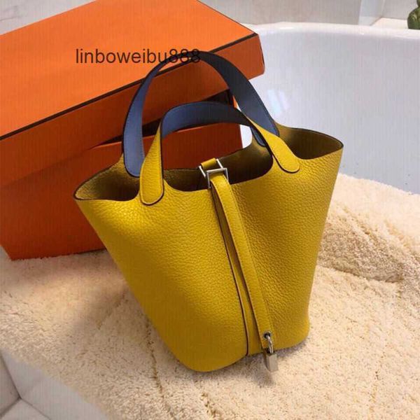 

aherbag wholesale designer h ormes totes handbags handbag women's small bag new summer fashion vegetable basket litchi pattern simple b