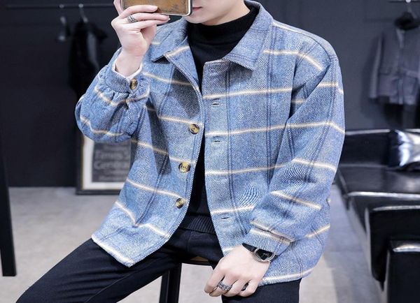 

autumn fashion jacket coat men corduroy turn down collar pockets mens jackets casual outerwear windbreaker male1380974, Black