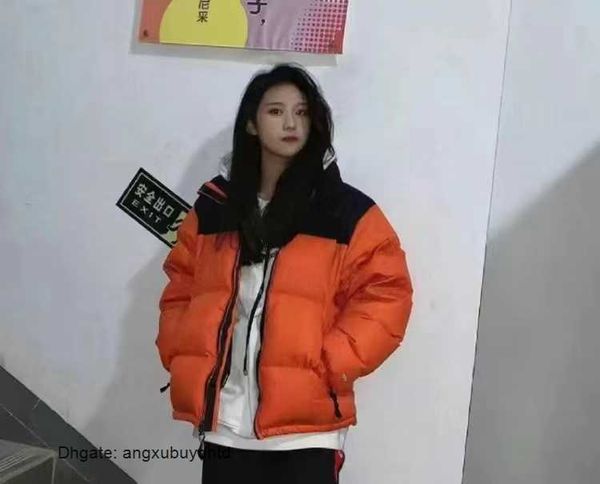 

mens puffer jacket down parkas women hooded down jacket winter designer north warm parka coat face letter embroidery outwear multiple colour, Black
