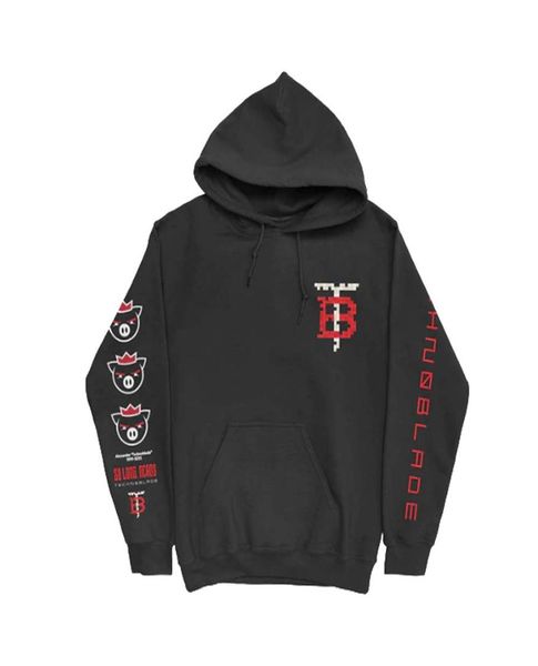 

technoblade merch good game hoodie sweatshirts tracksuit printed pullover1713936, Black