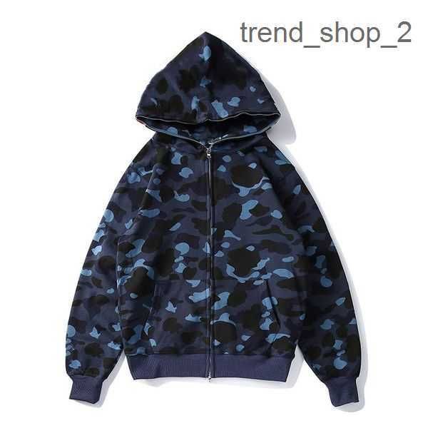 

men's designer hooded zippered jacket bapes hoodie camouflage print shark hoodie bathing ape y2k american street fashion selling hoodie, Black