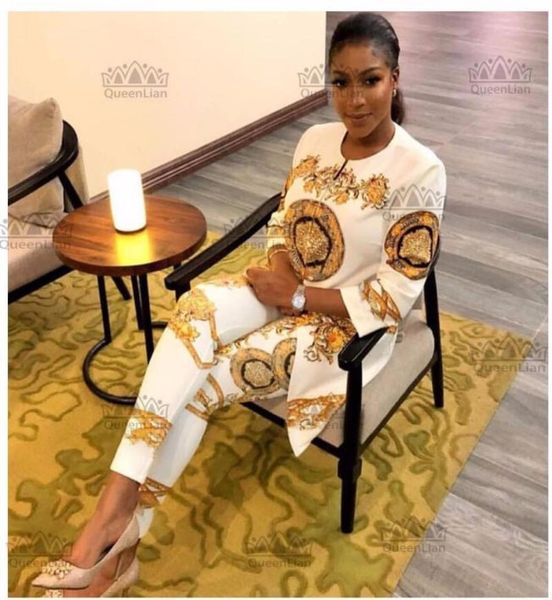 

new african print elastic bazin baggy pants rock style dashiki sleeve famous suit for lady9709852, Red