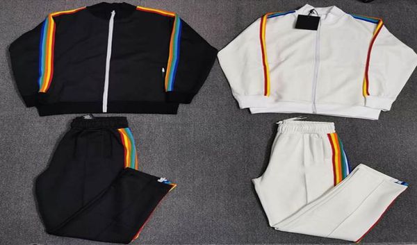 

new fashion jacket women men autumn winter streetwear casaul palm hoodie pants sxl6999710, Black;brown