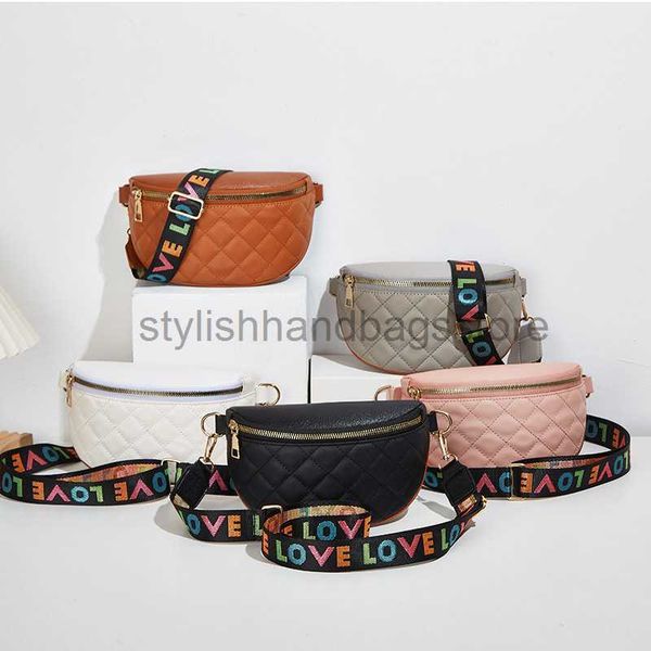 

waist bags bag 2023 leather bags belt rhombic waist bag versatile shoulder bag new chest bagstylishhandbagsstore