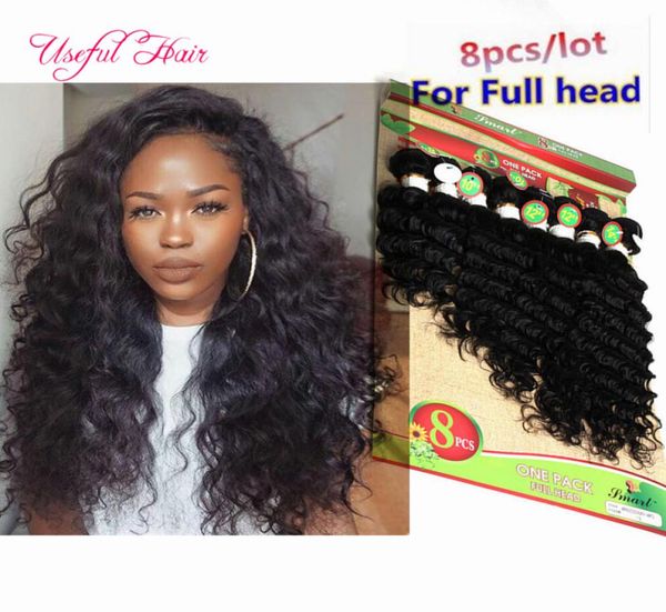 

sell ombre blonde extensions brazilian hair deep wave curly human braiding hair extension african american malaysian hair huma5634513, Black