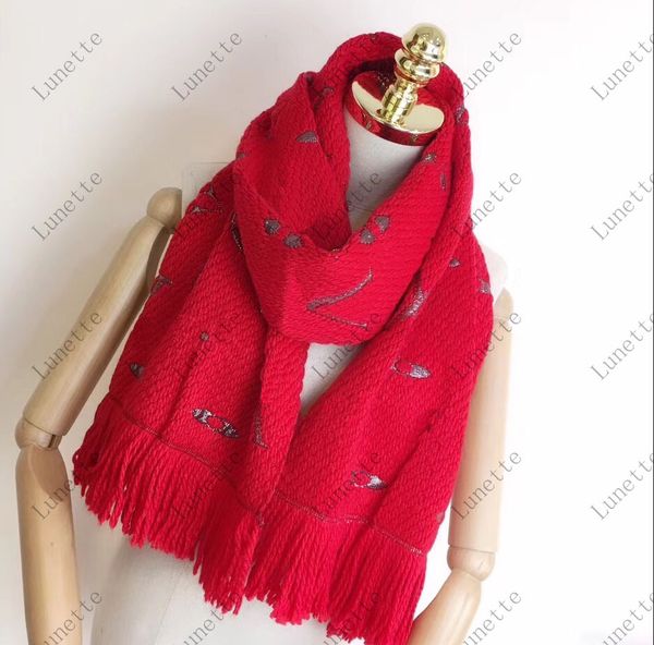 

luxury designer scarf pashmina for designers warm scarfs fashion wraps classic scarves men women cashmere wool long shawl red black 174*30, Blue;gray