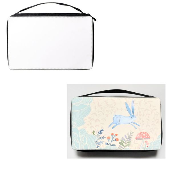 

5pcs stuff sacks sublimation diy white blank polyester single sided printing large capacity bible bag