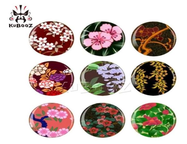

kubooz acrylic ancient plant flowers ear plugs tunnels piercings body jewelry piercing gauges expander stretchers whole 625mm891205473053, Silver