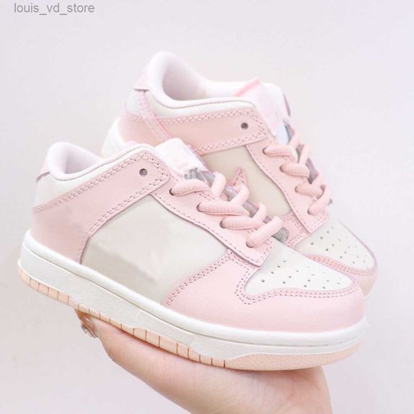 

designer kids baby shoes for boys girls sports black white chunky low cows trainers boy and girl athletic outdoor sneakers children eur 22-3, Black;red