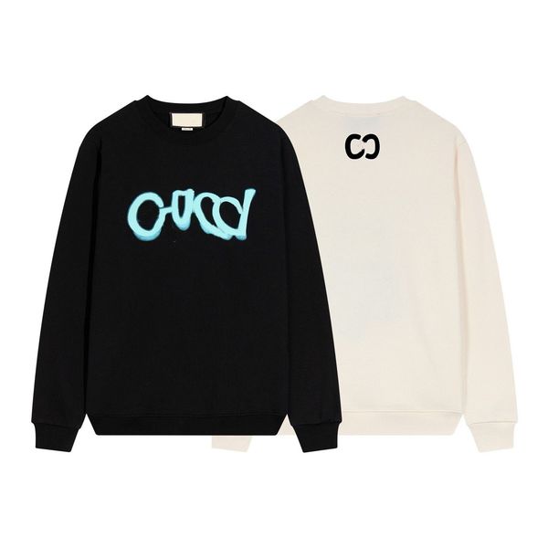 

2023 designer men hoodie fashion new tide letter print men women casual loose hoodies sweater hooded men women long sleeve letter designers, Black