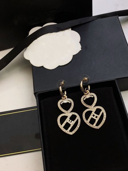 

double pearl earrings stud earrings channel diamond pearl pendant earrings non fading women's wedding jewelry teardrop pearl earrings, Golden;silver