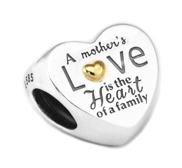 

silver heart of the family charms beads s925 silver fits for original style bracelet 796265 h85635260, Black