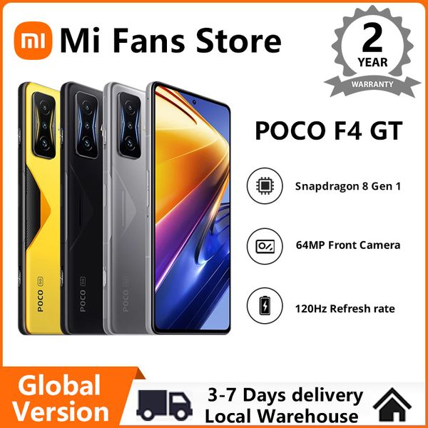 

poco f4 gt global version 128gb / 256gb snapdragon 8 gen 1 120hz amoled display magnetic pop-up triggers nfc 4700ma