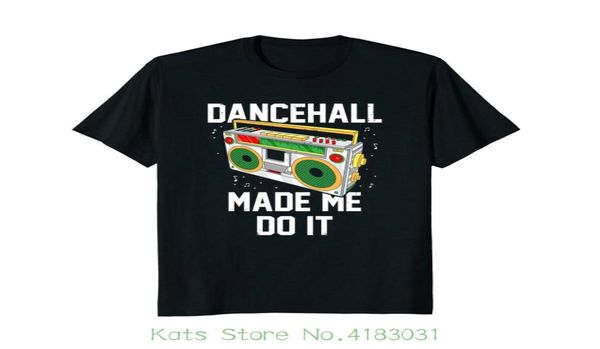 

dancehall made me do it jamaican reggae lover t shirt quality print new summer style cotton4619072, White;black