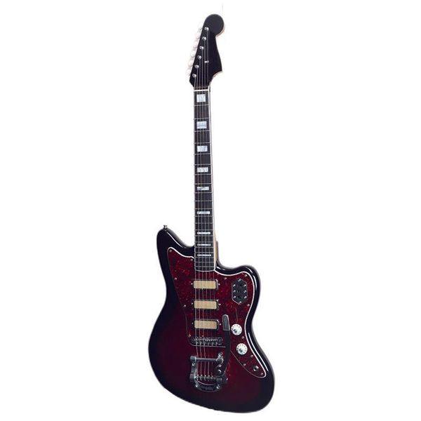 

gold foil jazzmaster ebony fingerboard candy apple burst electric guitar
