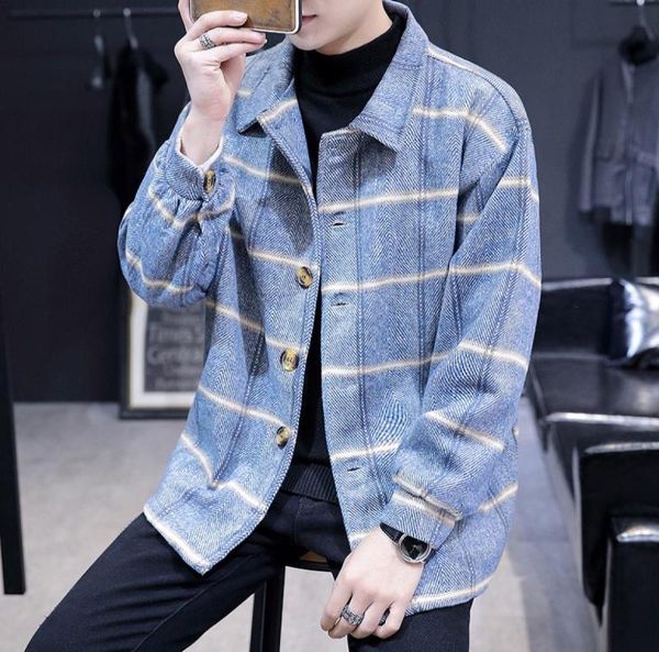

autumn fashion jacket coat men corduroy turn down collar pockets mens jackets casual outerwear windbreaker male6569859, Black