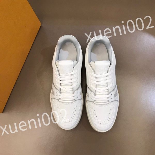 

fashion women's men's designer shoes lace-up flats embroidered ladies sneakers white size 39-45 rd0804, Black