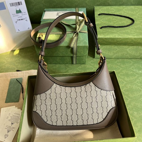 

designer half moon bag 25cm aphrodite small shoulder bag 10a mirror quality genuine leather crossbody bags lady hobo bags 731817 with box g0