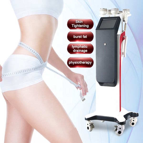 

6 in 1 40k ultrasonic cavitation slimming machine rf vacuum body beauty salon equipment skin tightening fat ing cellulite reduction body sli
