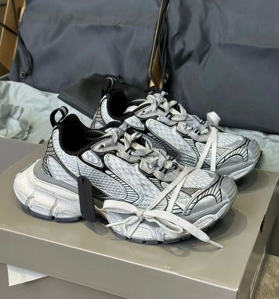 

3xl sneakers shoes track .0 men women retro sports nylon trainers mesh breath shoelaces runner skateboard casual walking eu3- gbp gbp, Black