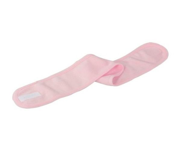

whole pink wash face makeup spa stretch elastic adjustable soft headband1769350