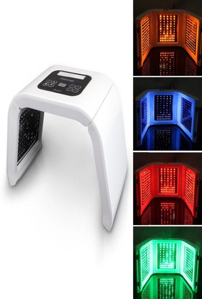 

pdt pon led facial mask skin rejuvenation beauty therapy 4 colors lights red blue green for pigmentation correction dhl ce9218450