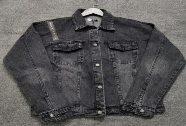 

denim jacket streetwear fashion quality loose outerwear coats cowboy jackets men jean jacket hip hop skateboard coat for women7846074, Black;brown