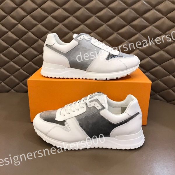 

2023 quality sneakers fashion platform shoes embossed letter sneaker men women trainers genuine leather casual shoe rd0806, Black