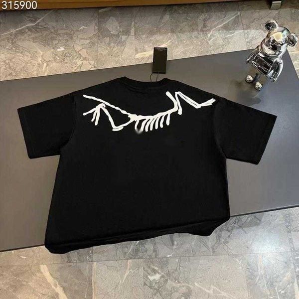 

oversize tshirts men women sweatshirt printed short sleeve t shirt arc designer tshirt mens round neck sport tee pullover shirts 4xl 5xl, White;black