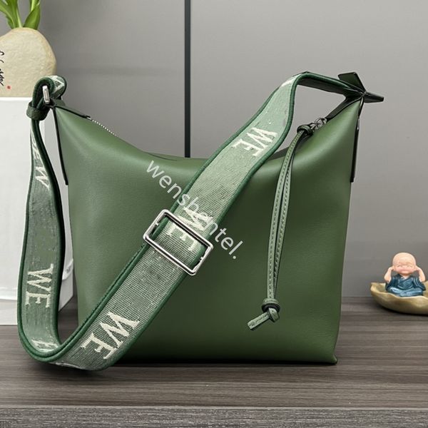 

large smooth leather zipper tote crossbody bags loeve hammock hobo underarm bag high capacity laphandbag 10a handcrafted workmanship