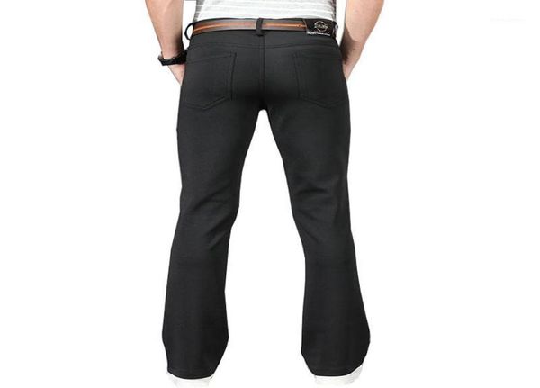 

men039s jeans men 2022 mens big flared boot cut leg loose fit male designer classic denim stretch slim black2233144, Blue