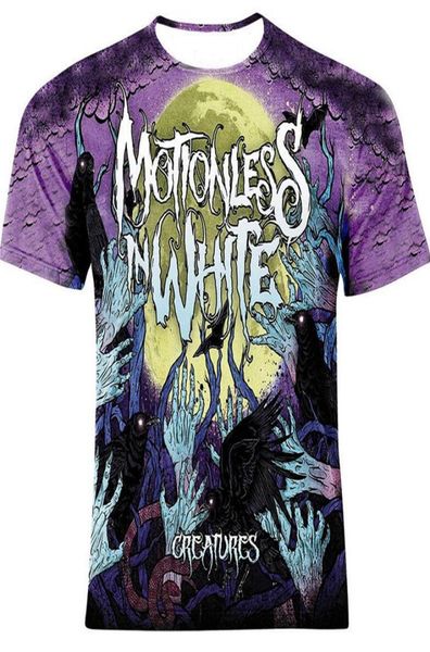 

motionless in white metalcore 3d printed womenmen039s casual short sleeves tshirts8341097, White;black