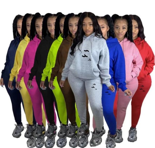 

fall winter fashion women tracksuits printed sport suits shortsleeve shirts and pants two piece sets outfits suit tracksuits size7815513, Gray