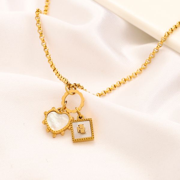 

gold love gifts tb necklace 18k gold plated charm designer necklace 925 silver wedding travel jewelry romantic womens pendant necklace