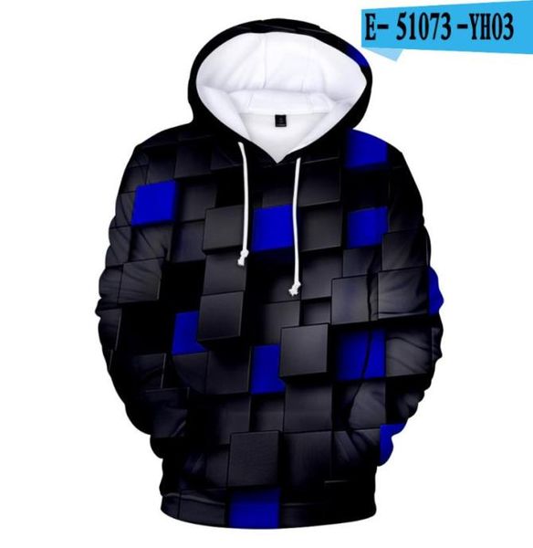 

fashion men039s design vertigo art 3d sweatshirt men women casual hoodie clothes 3d autumn plaid print cool pullover sportswear6345500, Black
