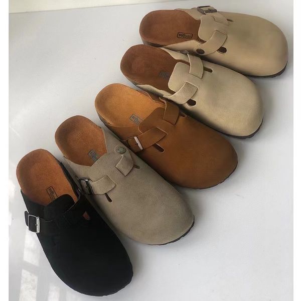

slippers autumn fashion men genuine leather lacing thick sole sneaker wild color matching simple casual shoes male chic 230808, Black