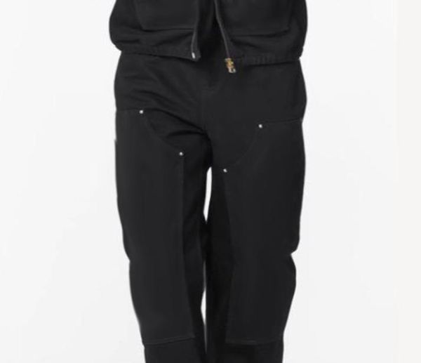 

m0n0gram black pocket pants jeans patchwork man woman fashion highstreet hip hop fzkz1993674969
