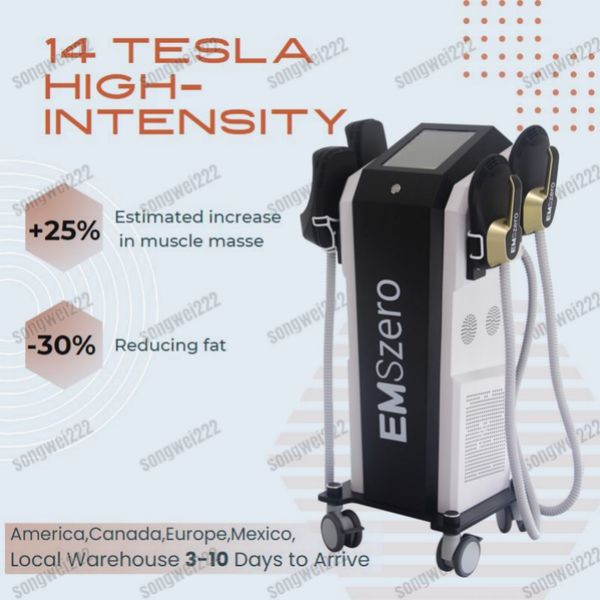 

emszero reducing fat slimming sculpting muscle stimulation fitness machine 14 tesla body beauty salon