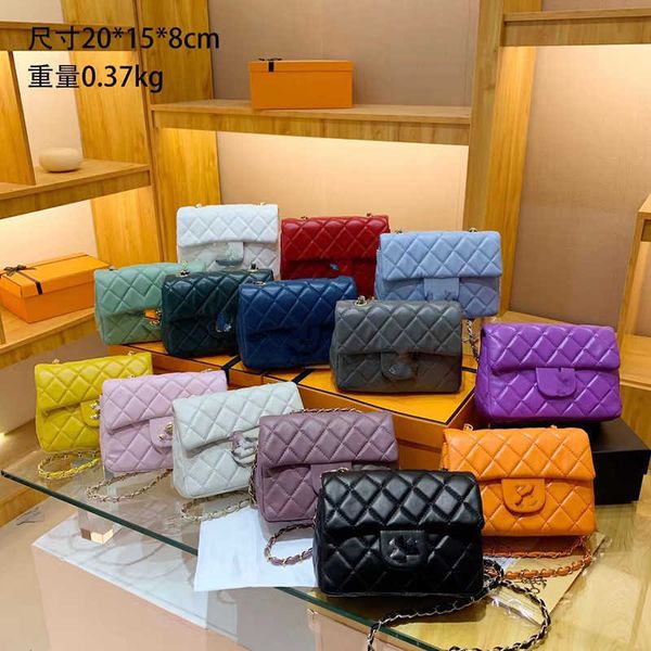 

xiangjia lingge chain classic square fat man versatile texture large capacity small wind one shoulder crossbody handbag