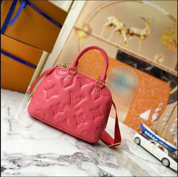 

7a designer tote bag shell bag small handbags luxurys embroidery thread genuine leather fashion classic ladies handbag women cossbody purse