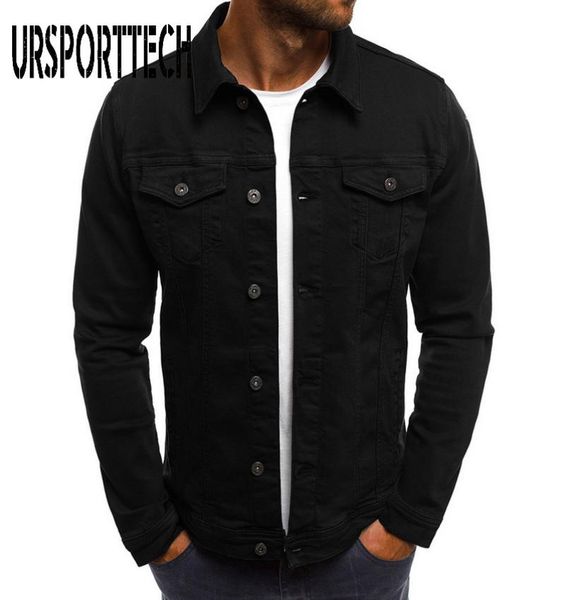 

2020 new arrival men denim jacket plus size fashion jeans jackets slim casual streetwear vintage men jean clothing8258901, Black;brown