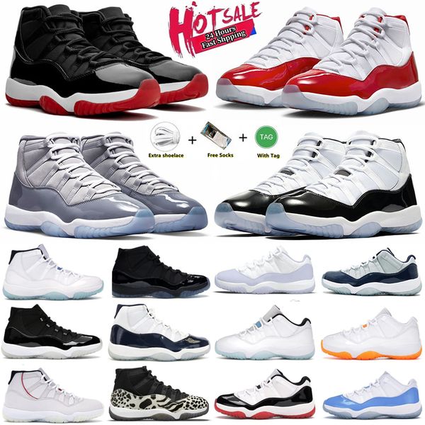 

jumpman 11 cherry 11s basketball shoes men cool grey midnight navy concord bred low legend trainers sports sneakers jordans11