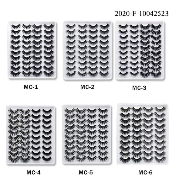 

6d hand made mink eyelashes thick makeup full strip eye lashes extension false mink lashes 13 styles for choice3910658